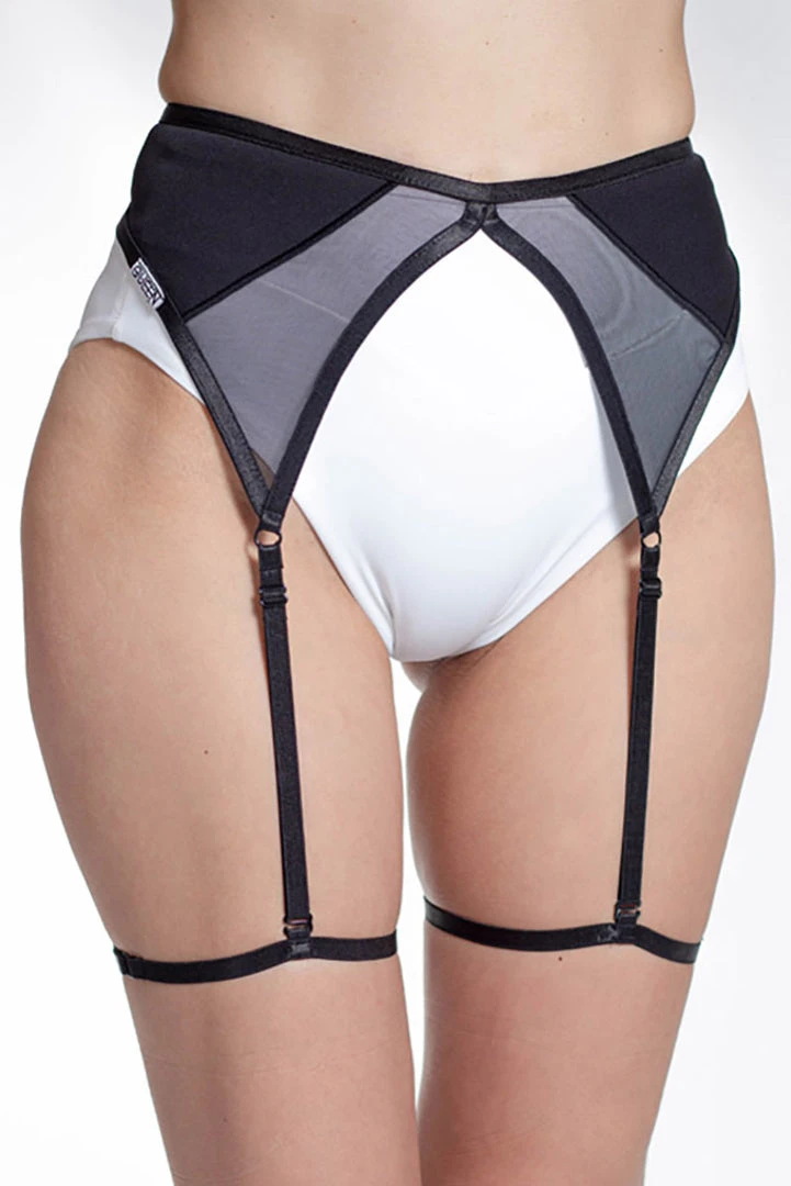 Queen Accessories Queen Garter Belt - Sweet Black 1 Queen Accessories Queen Garter Belt - Sweet Black