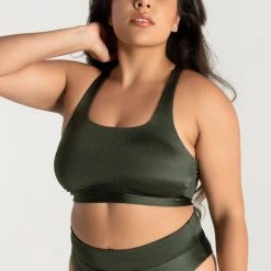 Tatiana Activewear Adeline Top - Pine Green
