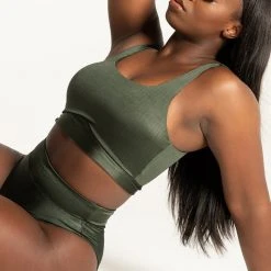 Tatiana Activewear Adeline Top - Pine Green