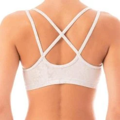 All Pole Wear Dragonfly Nicole Top - Velvet Silver