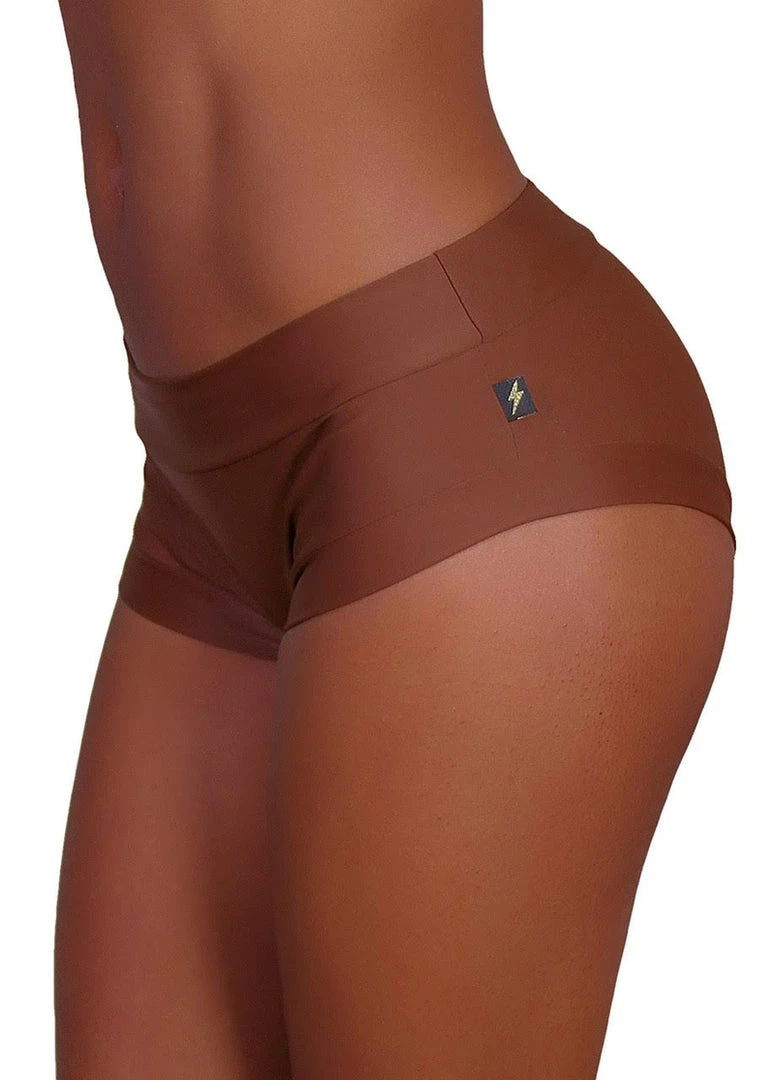 Cleo The Hurricane Essential Hot Pants - Chocolate Brown 3 Cleo The Hurricane Essential Hot Pants - Chocolate Brown