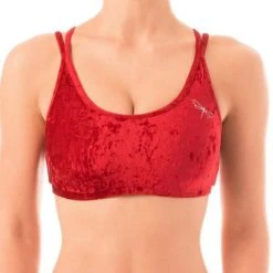 All Pole Wear Dragonfly Nicole Top - Velvet Red 5 All Pole Wear Dragonfly Nicole Top - Velvet Red