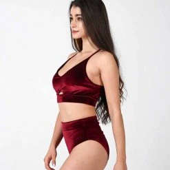 REV ACTIV Gap Top - Wine Velvet All Pole Wear