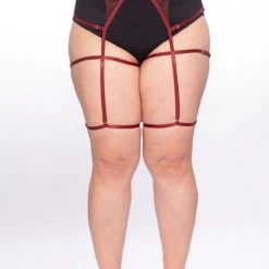 Queen Accessories Queen Garter Belt - Cherry Shine 7 Queen Accessories Queen Garter Belt - Cherry Shine