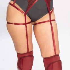 Queen Accessories Queen Garter Belt - Cherry Shine 9 Queen Accessories Queen Garter Belt - Cherry Shine