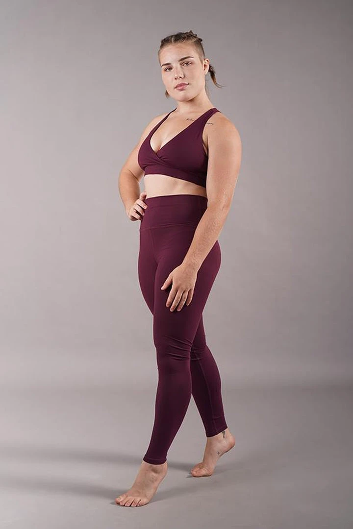 Off The Pole Scrunch Butt Leggings - Burgundy 6 Off The Pole Scrunch Butt Leggings - Burgundy