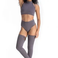 Poledancerka Thigh High Leg Warmers - Grey Accessories 9 Poledancerka Thigh High Leg Warmers - Grey Accessories