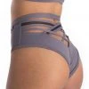 All Pole Wear Poledancerka X High Leg Shorts - Grey